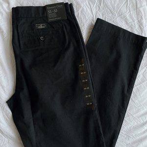 Men’s Banana Republic Emerson Chino Pants Black - 33X32 - NWT